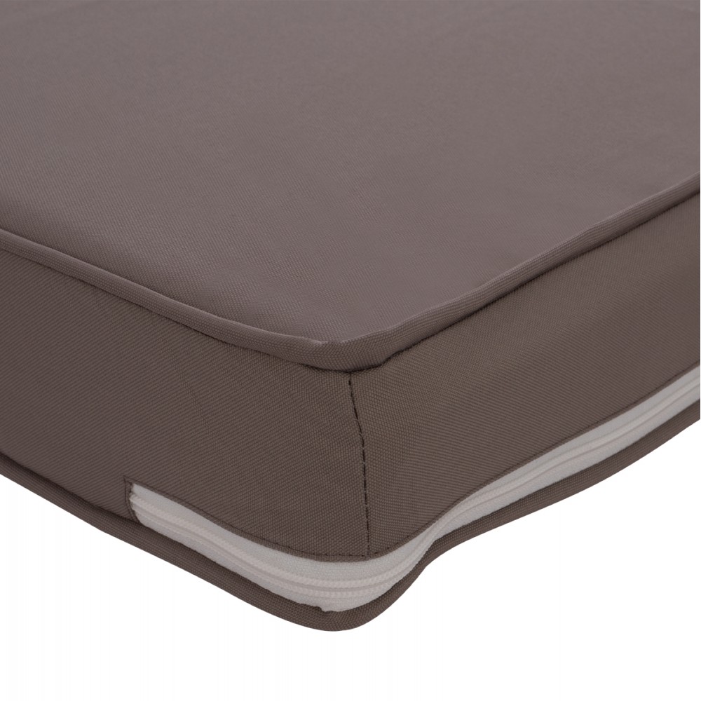 Μαξιλάρι ξαπλώστρας "CHIOS" σε χρώμα γκρι 196(117+1+78)x58x9