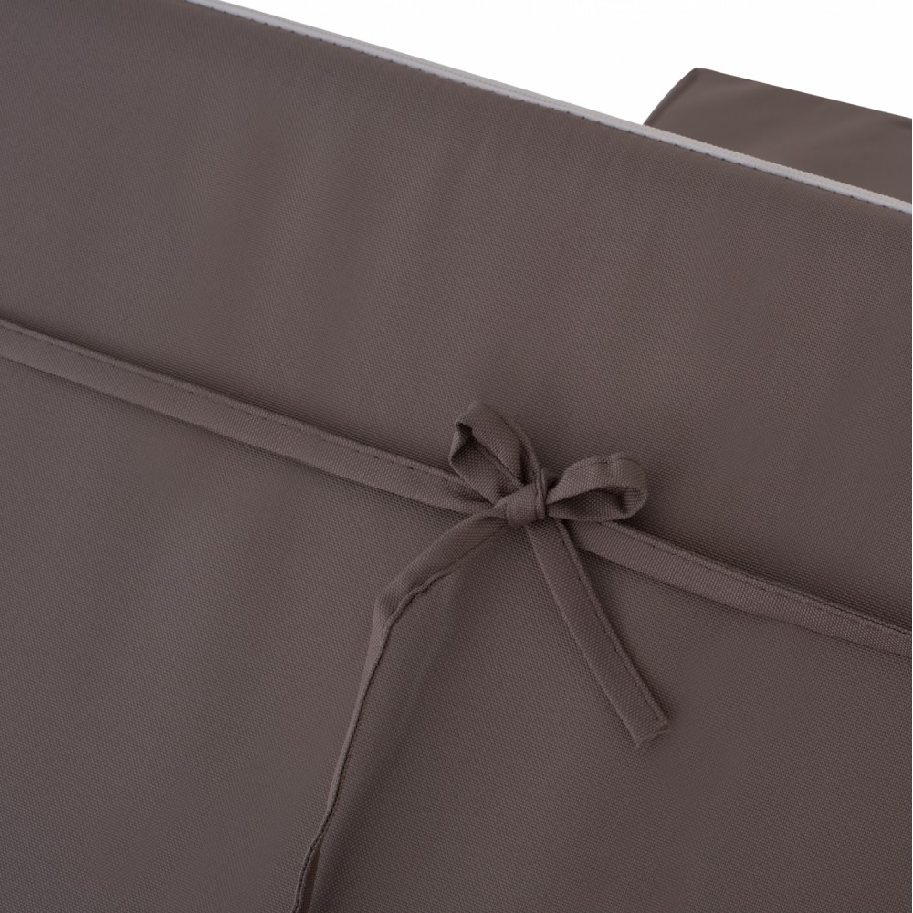 Μαξιλάρι ξαπλώστρας "SIFNOS" από textilene σε χρώμα γκρι 190x70x11