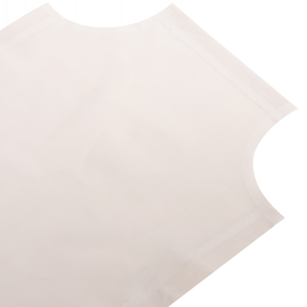 Ανταλλακτικό ξαπλώστρας από textilene σε λευκό χρώμα 200x62