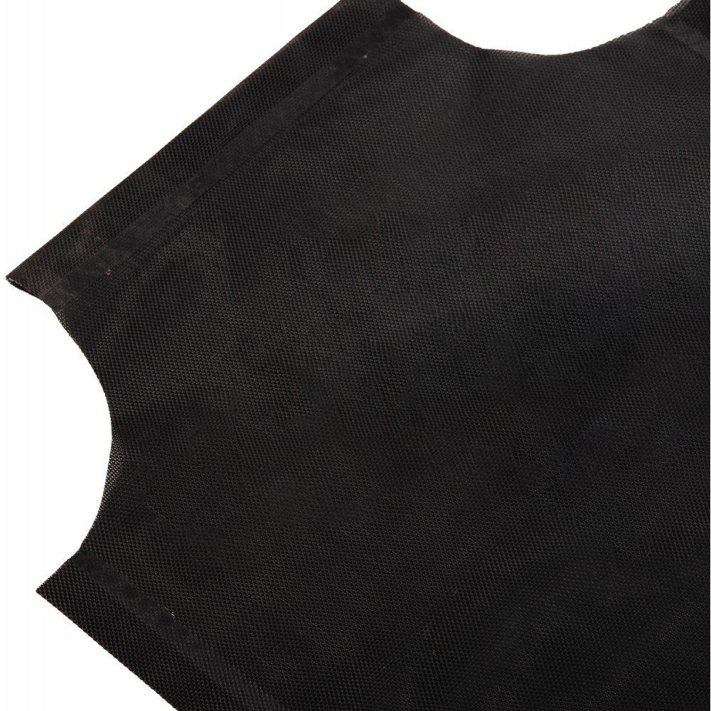 Ανταλλακτικό ξαπλώστρας από textilene σε μαύρο χρώμα 200x62