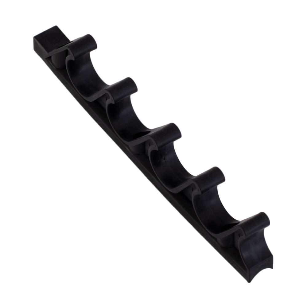 Σκαλιέρα ξαπλώστρας από πολυπροπυλένιο σε μαύρο χρώμα