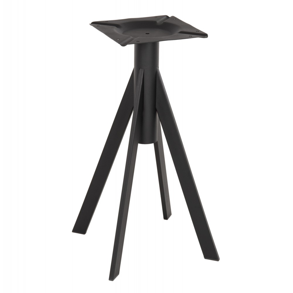 Βάση τραπεζιού από μέταλλο σε χρώμα μαύρο 37,5x37,5x73