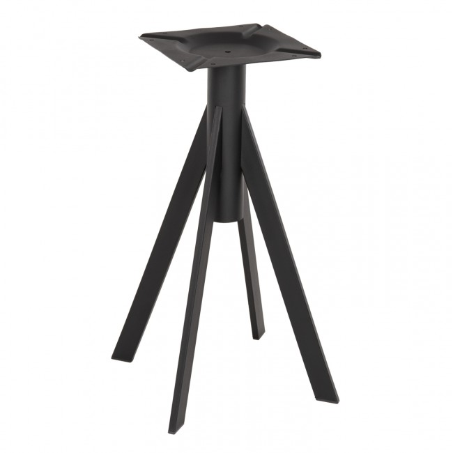 Βάση τραπεζιού από μέταλλο σε χρώμα μαύρο 37,5x37,5x73