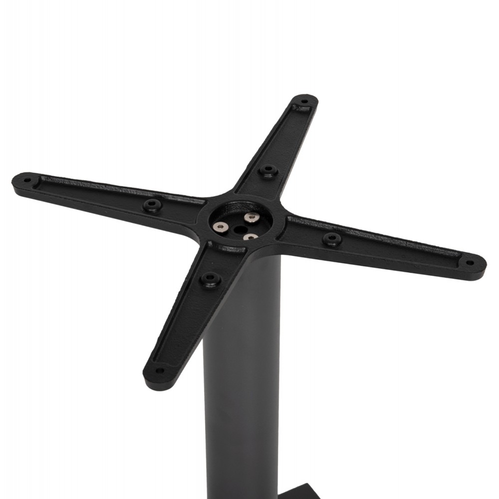 Βάση τραπεζιού από μέταλλο σε χρώμα γκρι ματ 45Χ45Χ71,5