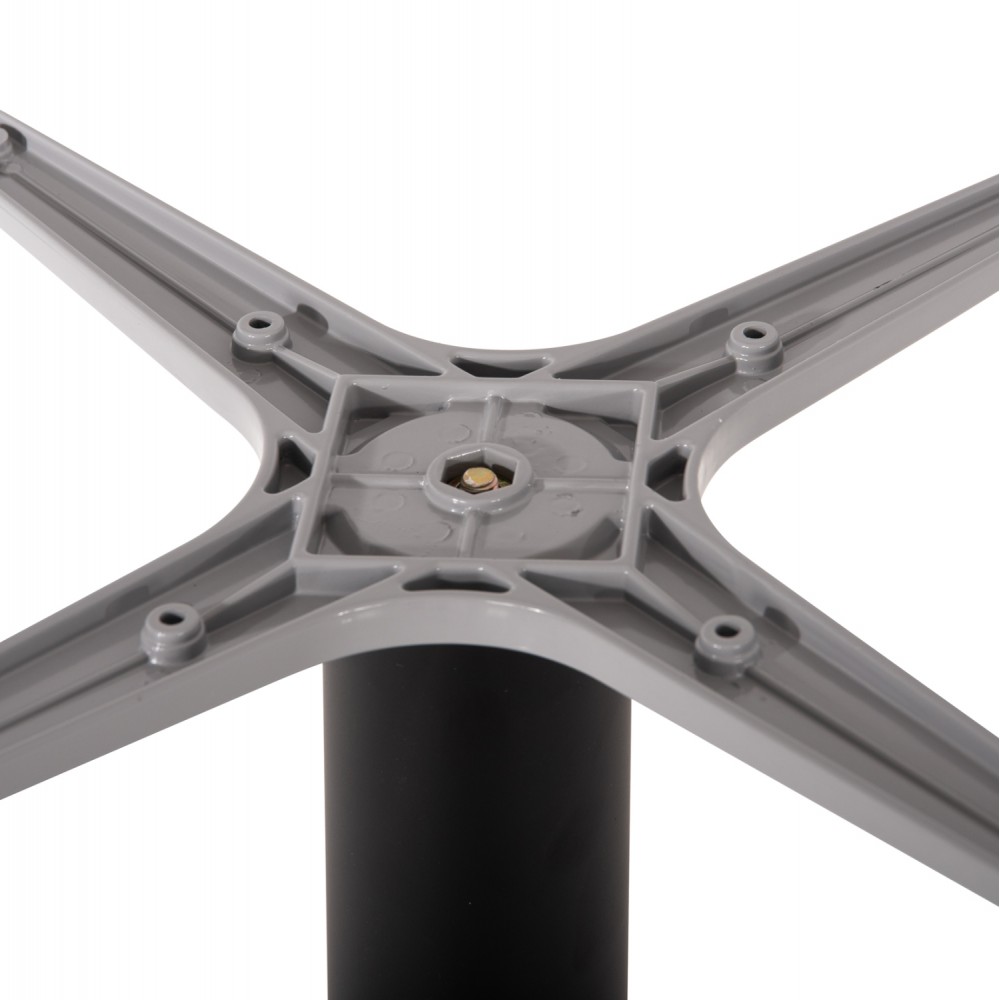 Βάση τραπεζιού από αλουμινίου σε χρώμα γκρι Φ45Χ73