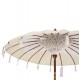 Ομπρέλα από μασίφ-ύφασμα σε εκρού χρώμα Φ200