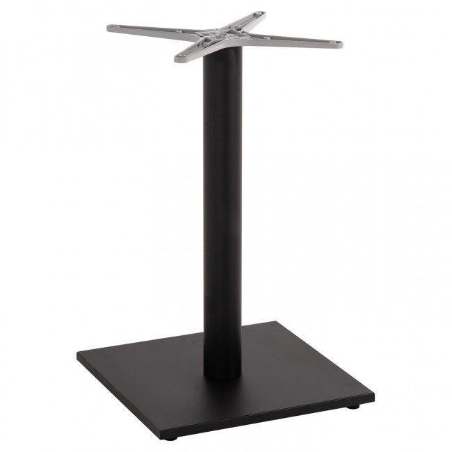 Βάση τραπεζιού από αλουμίνιο σε χρώμα μαύρο ματ 45Χ45Χ72