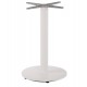 Βάση τραπεζιού από αλουμινίου σε χρώμα λευκό ματ Φ45Χ73