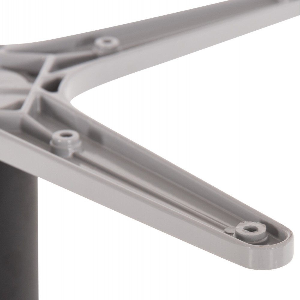 Βάση τραπεζιού από αλουμινίου σε χρώμα μαύρο ματ Φ45Χ73