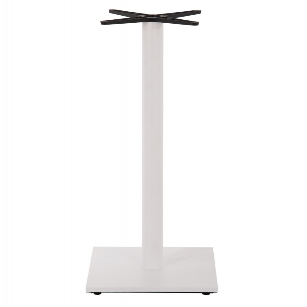 Βάση τραπεζιού από μέταλλο σε χρώμα λευκό ματ 45Χ45Χ94