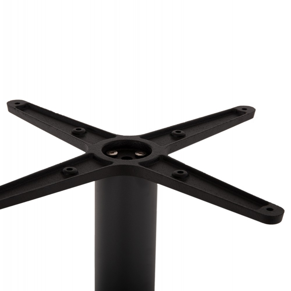 Βάση τραπεζιού από μέταλλο σε χρώμα γκρι ματ 45Χ45Χ94