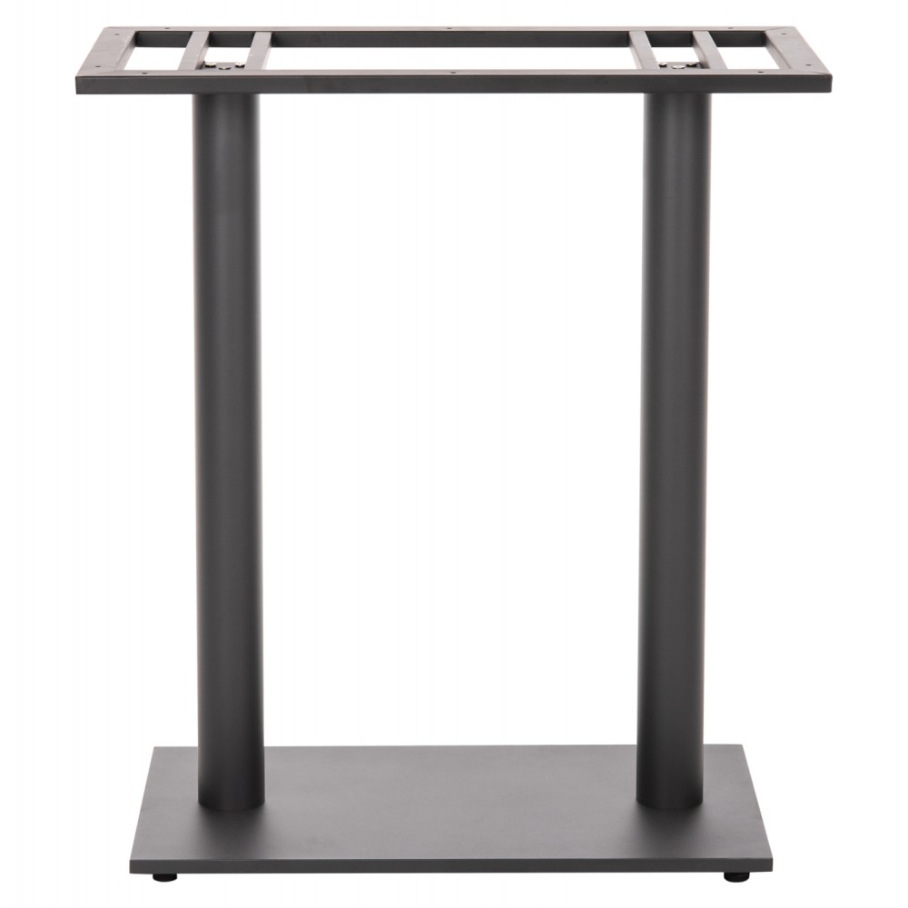 Βάση τραπεζιού από μέταλλο σε γκρι ματ χρώμα 40Χ80Χ90