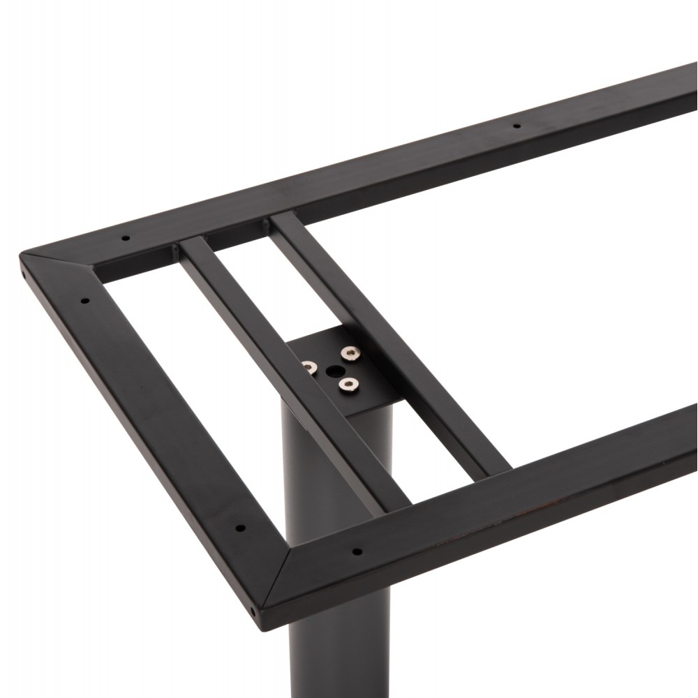 Βάση τραπεζιού από μέταλλο σε γκρι ματ χρώμα 40Χ80Χ90