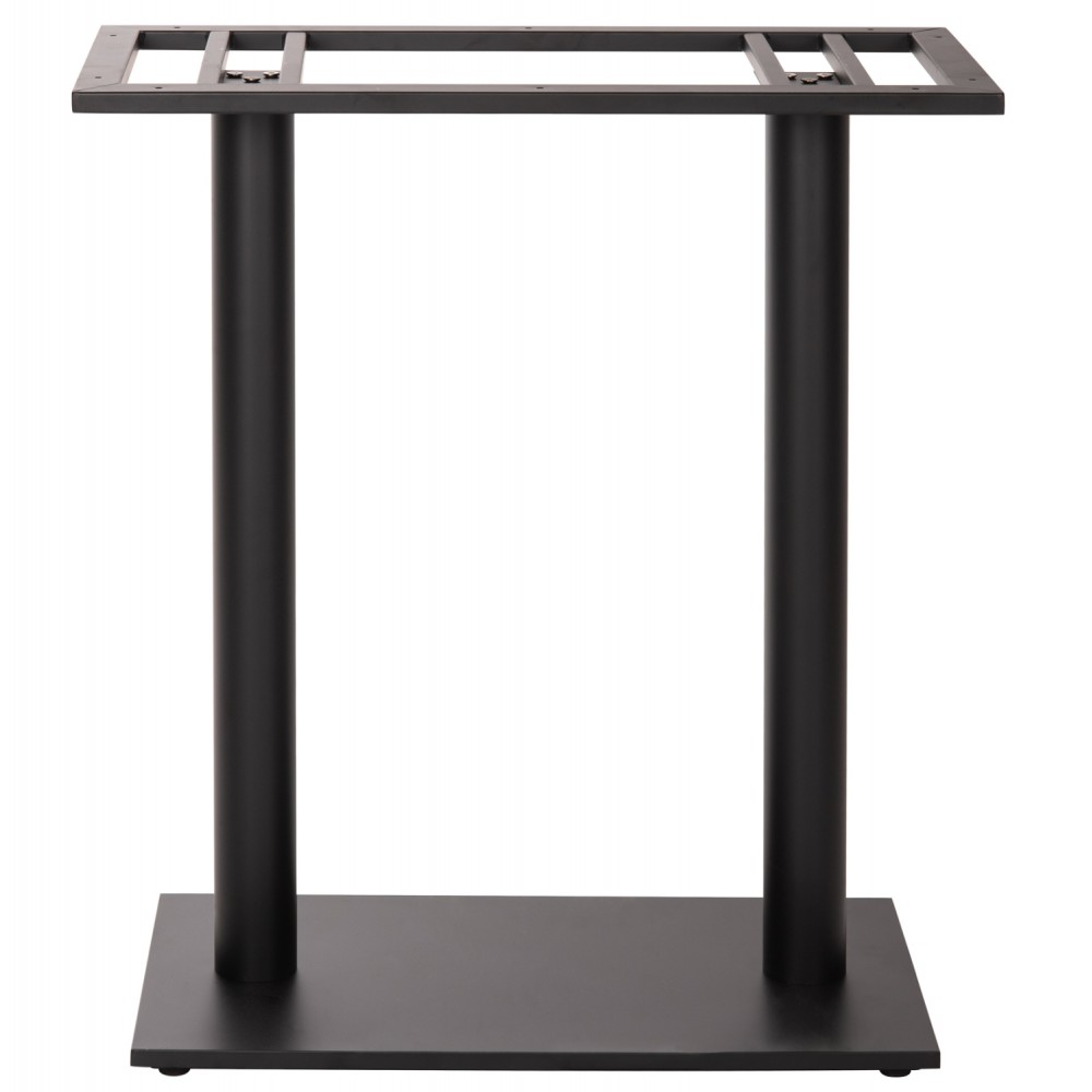 Βάση τραπεζιού από μέταλλο σε μαύρο ματ χρώμα 40Χ80Χ90