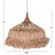 Μονόφωτο φωτιστικό από σχοινί σε φυσικό χρώμα Φ80x90