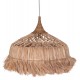 Μονόφωτο φωτιστικό από σχοινί σε φυσικό χρώμα Φ80x90
