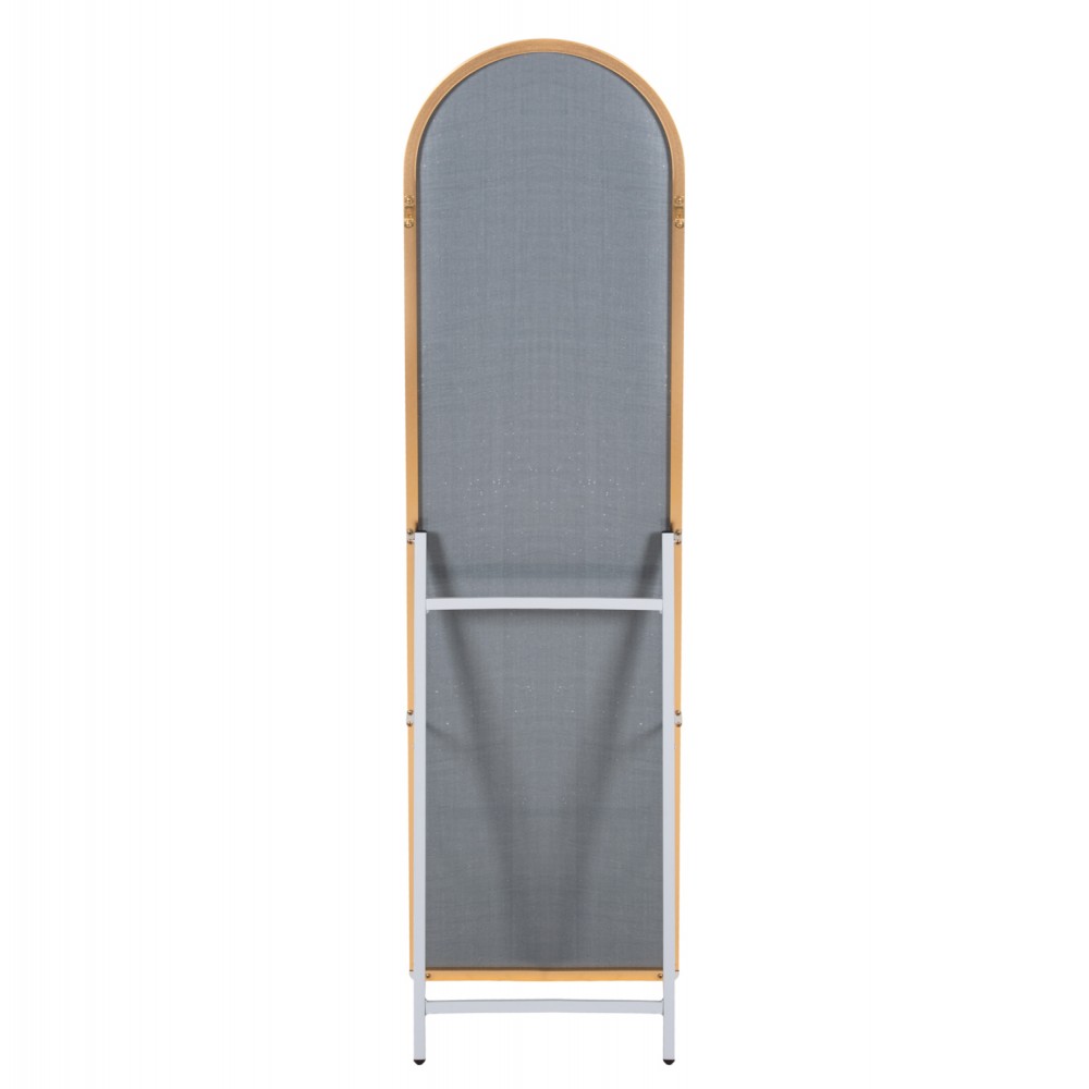 Καθρέπτης δαπέδου "JOELY" από αλουμίνιο σε χρώμα χρυσό 40x31x160