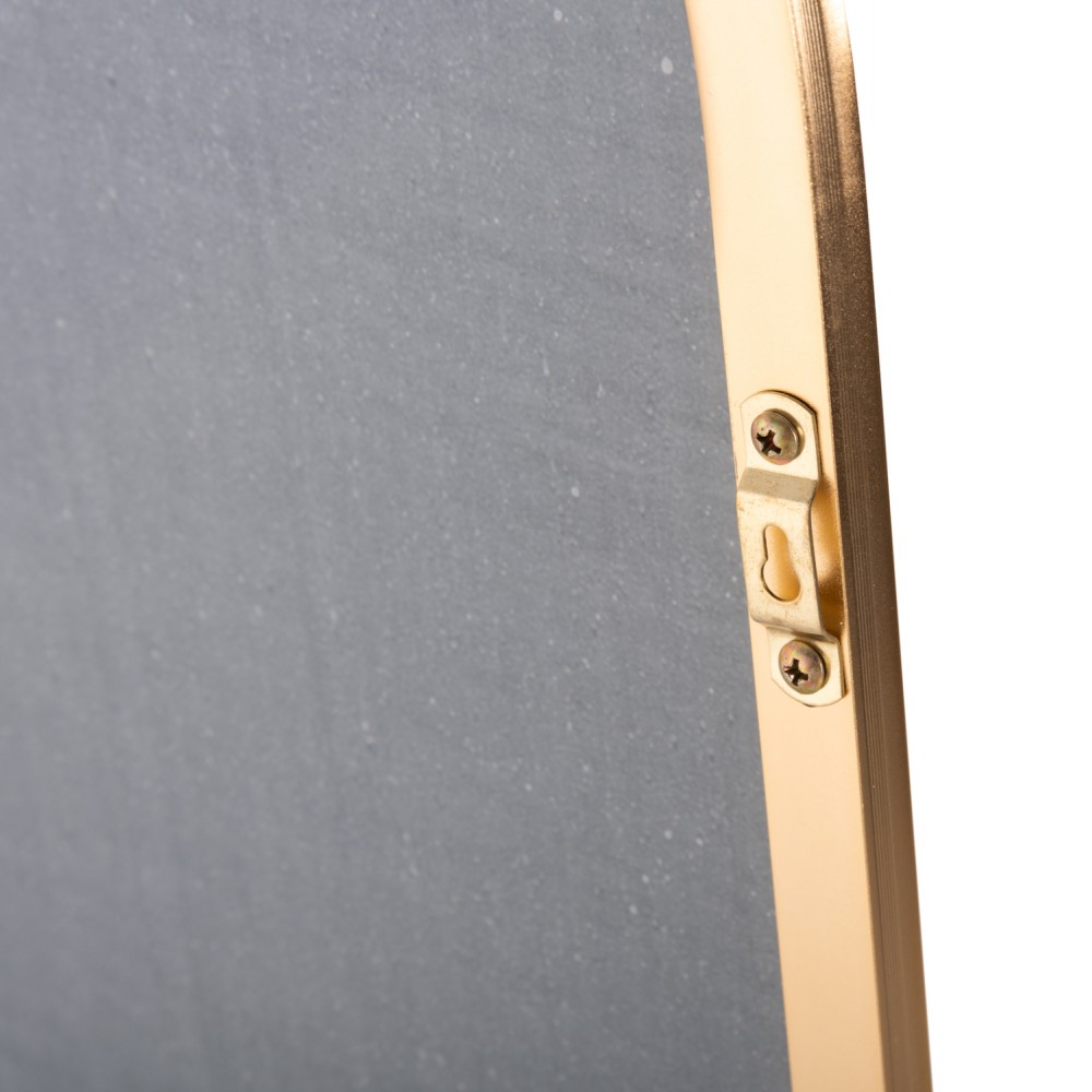 Καθρέπτης δαπέδου "JOELY" από αλουμίνιο σε χρώμα χρυσό 40x31x160