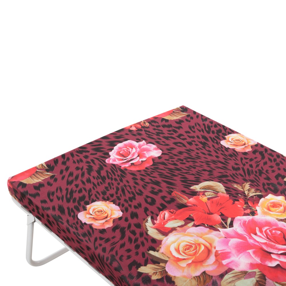 Ράντζο-κρεβάτι μονό με λάττες σε λεύκο χρώμα 186x80