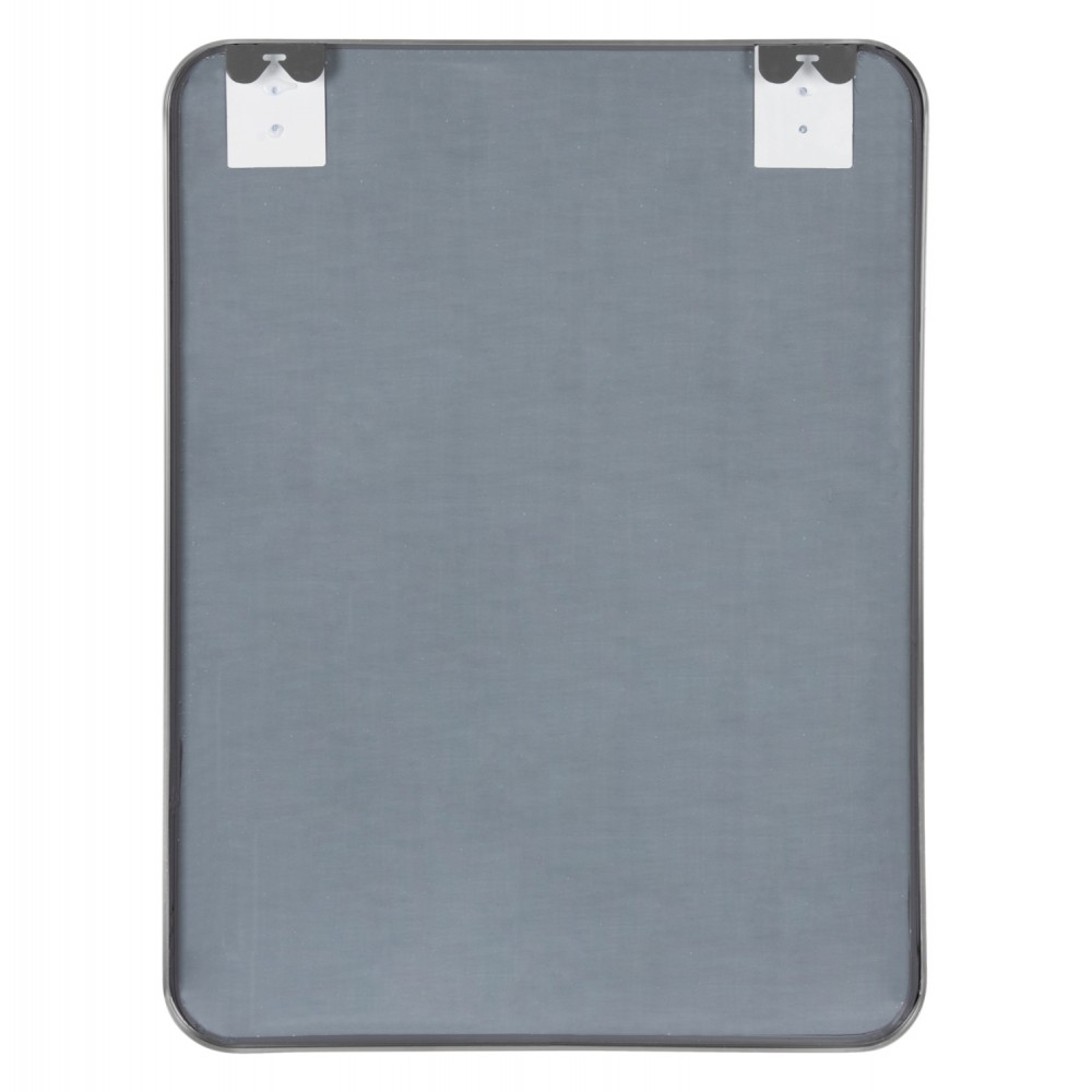 Καθρέπτης τοίχου από αλουμίνιο σε χρώμα ασημί 60x3x80