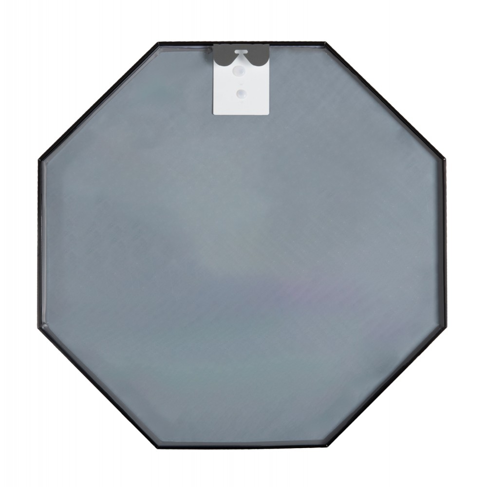 Καθρέπτης τοίχου από αλουμίνιο σε χρώμα μαύρο 55,5x2,5x55,5