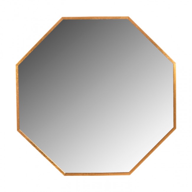 Καθρέπτης τοίχου από αλουμίνιο σε χρώμα χρυσό 55,5x2,5x55,5