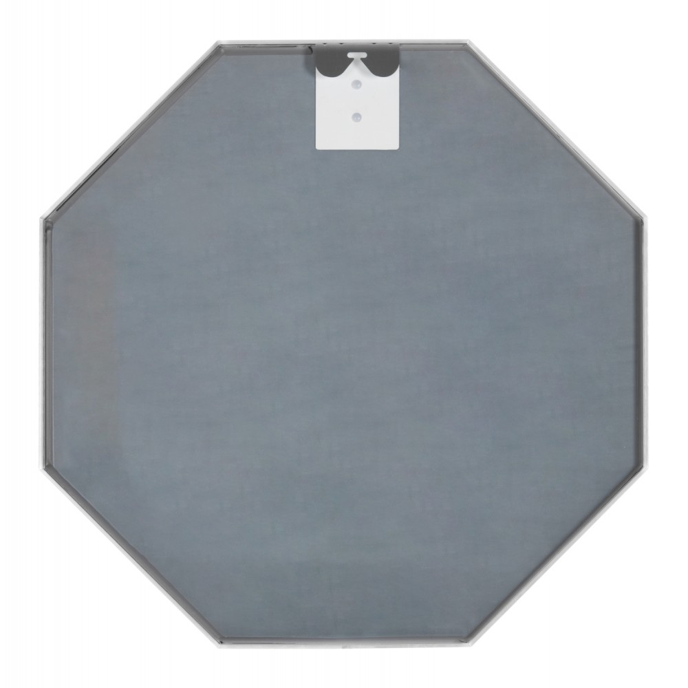 Καθρέπτης τοίχου από αλουμίνιο σε χρώμα ασημί 55,5x2,5x55,5