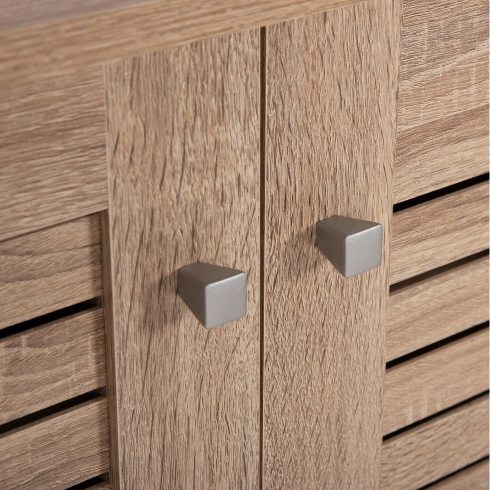 Παπουτσοθήκη-ντουλάπι "PROLLY" σε χρώμα σονόμα 87x32x88