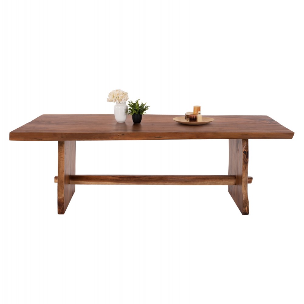 Τραπέζι τραπεζαρίας "ULYSES" από μασίφ σε χρώμα φυσικό 300x100x78