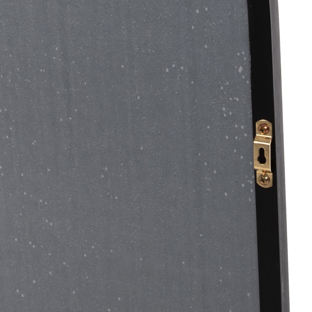 Καθρέπτης δαπέδου "JOELY" από αλουμίνιο σε χρώμα μαύρο 40x31x160