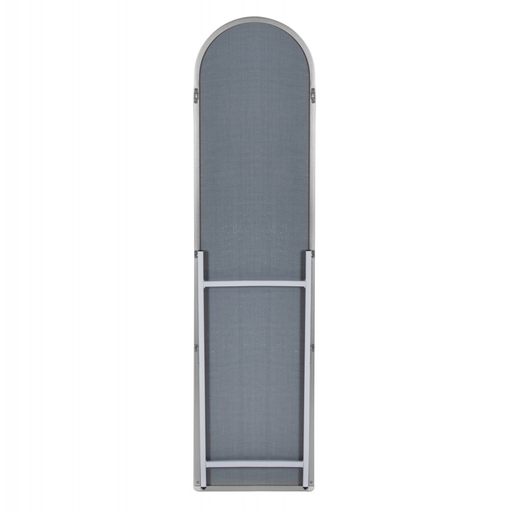 Καθρέπτης δαπέδου "JOELY" από αλουμίνιο σε χρώμα ασημί 40x31x160