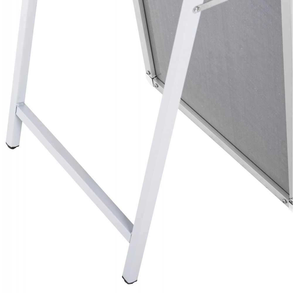 Καθρέπτης δαπέδου "JOELY" από αλουμίνιο σε χρώμα ασημί 40x31x160