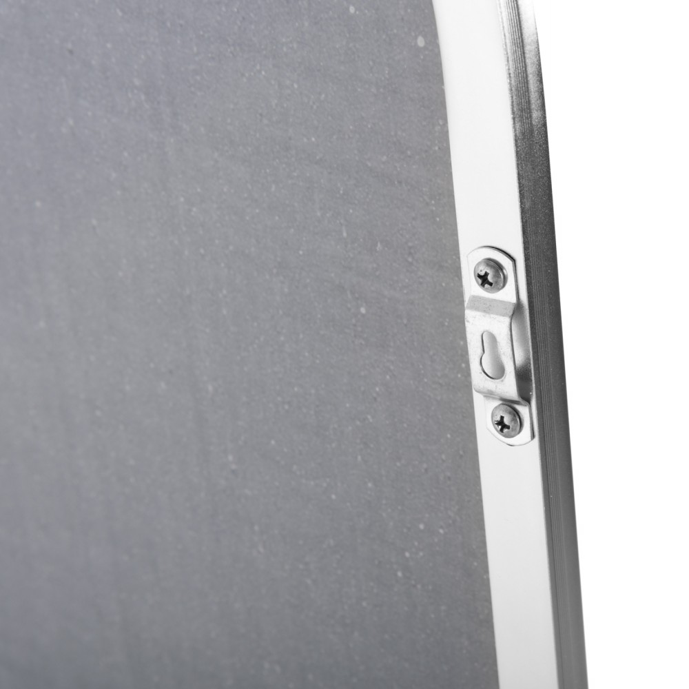 Καθρέπτης δαπέδου "JOELY" από αλουμίνιο σε χρώμα ασημί 40x31x160