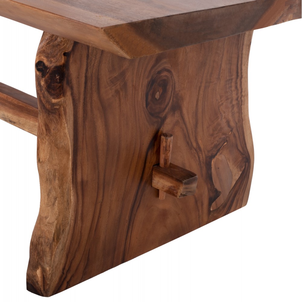 Τραπέζι τραπεζαρίας από μασίφ σε χρώμα φυσικό 240x120x77