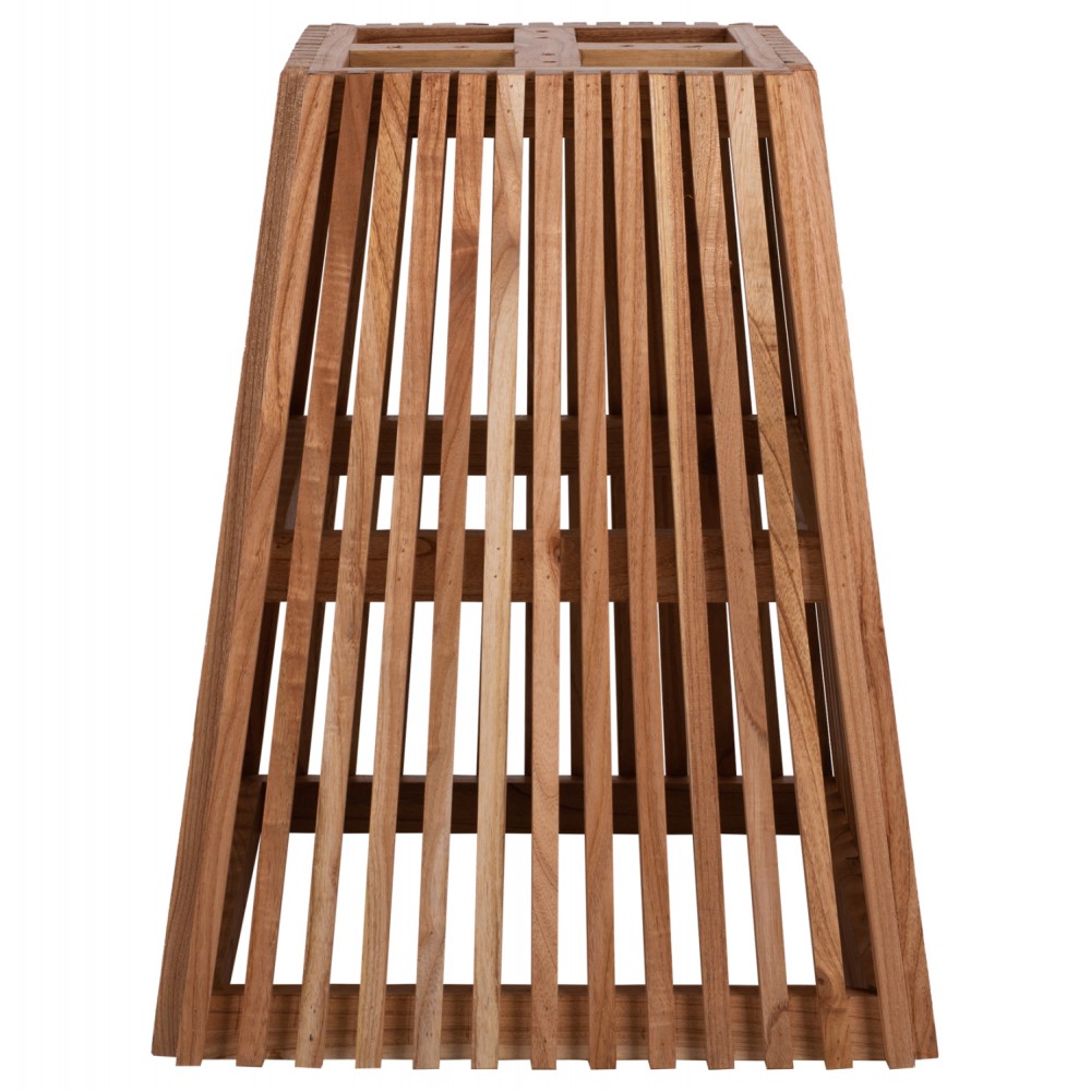 Βάση τραπεζιού από μασίφ σε χρώμα φυσικό 60x60x75