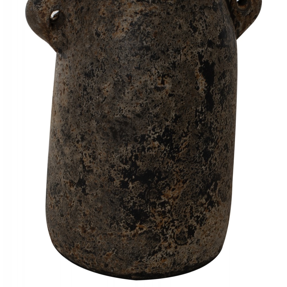 Διακοσμητικά βάζα από κεραμικό σε χρώμα γκρί Φ12Χ21