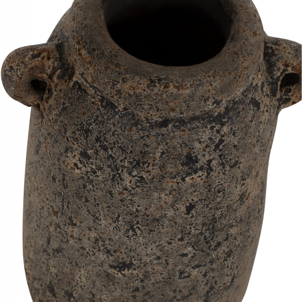 Διακοσμητικά βάζα από κεραμικό σε χρώμα γκρί Φ12Χ21