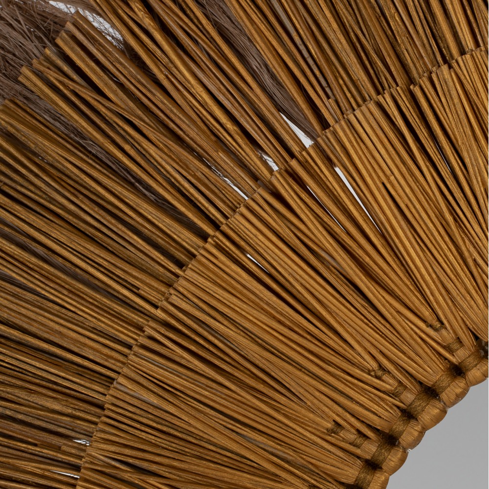 Καθρέπτης τοίχου σε χρυσό-φυσικό χρώμα 80x4x80