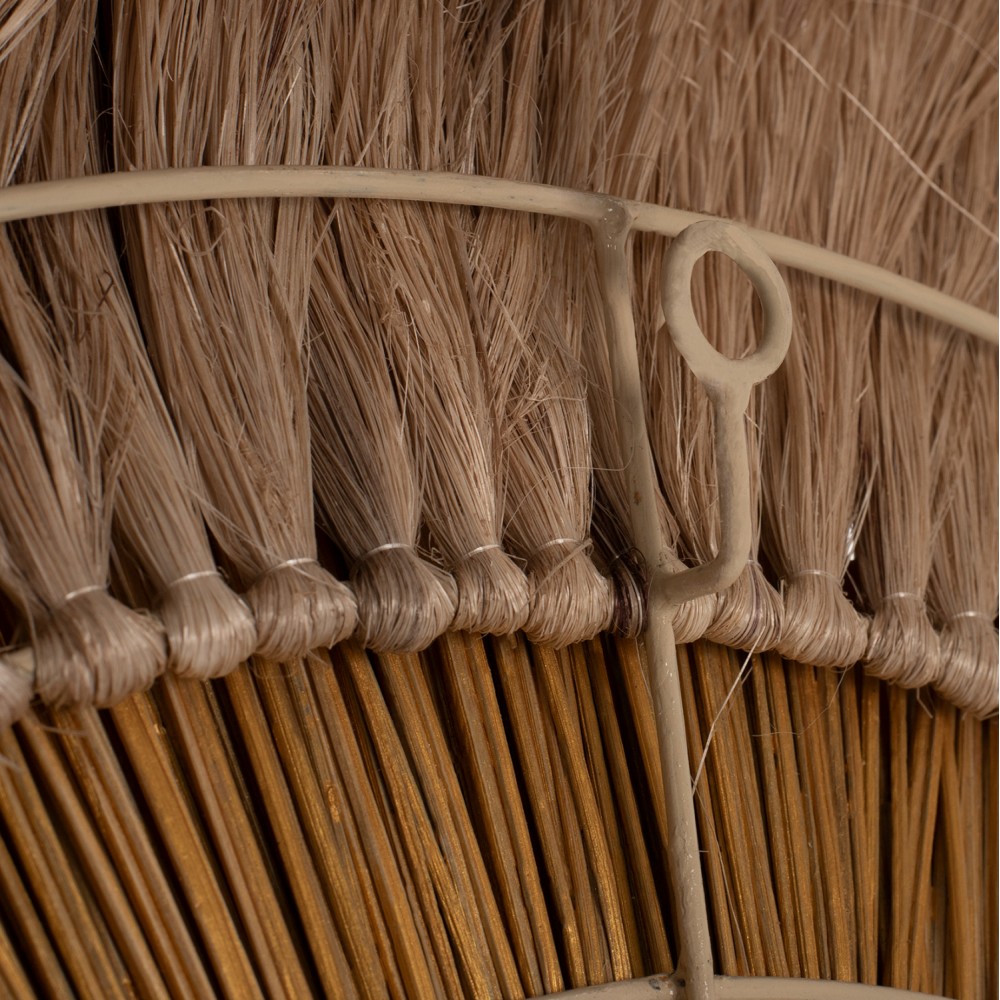 Καθρέπτης τοίχου σε χρυσό-φυσικό χρώμα 80x4x80