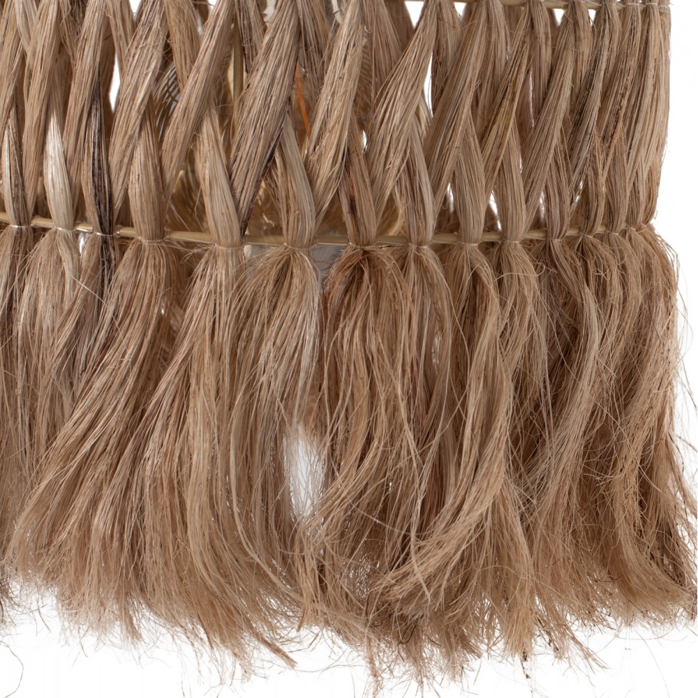 Μονόφωτο φωτιστικό σε φυσικό χρώμα 30x30x40