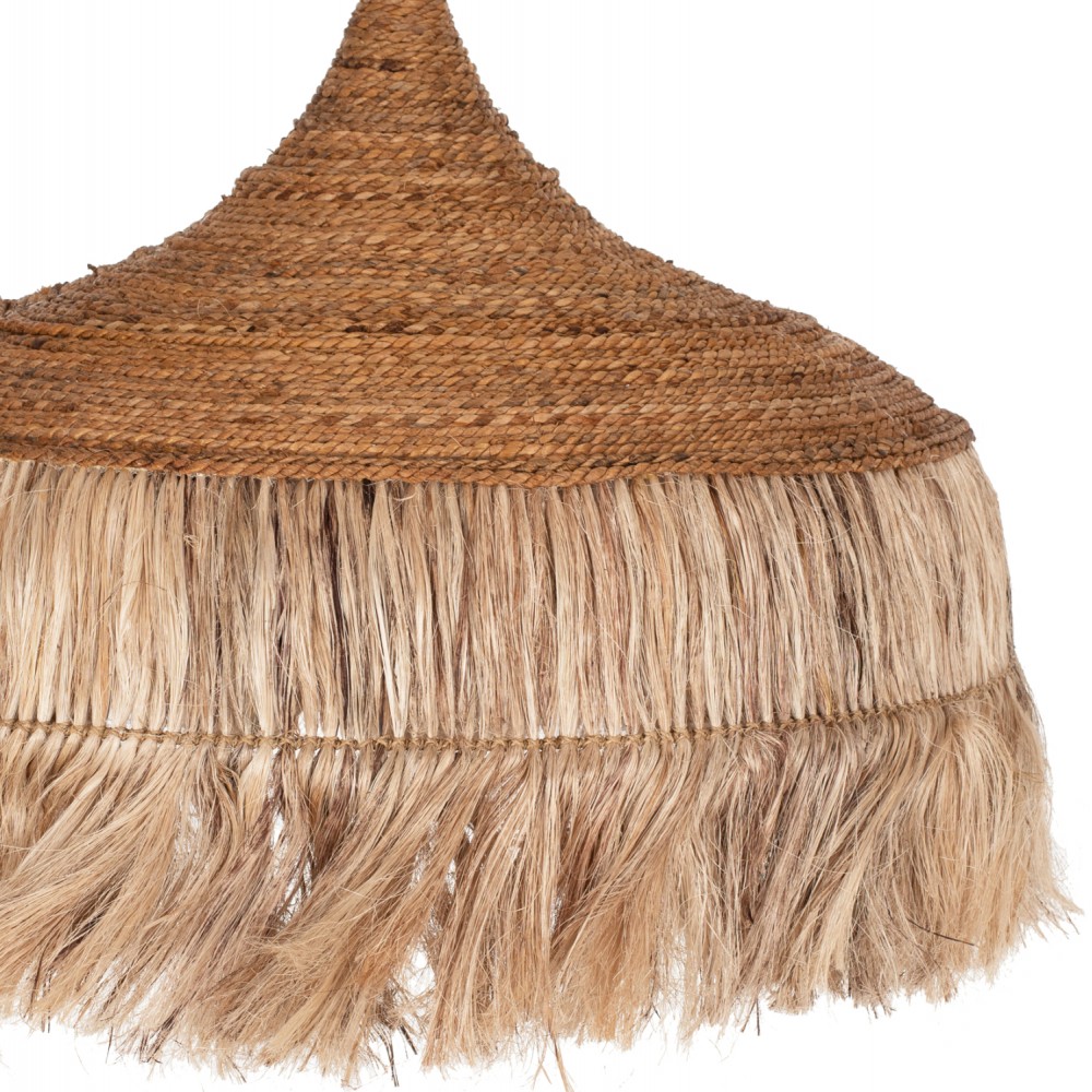 Μονόφωτο φωτιστικό σε φυσικό χρώμα 80x80x70