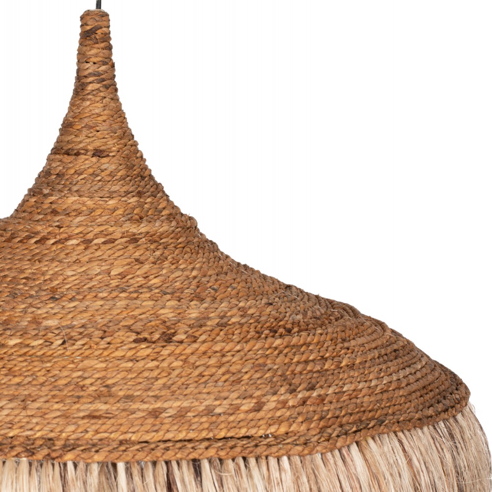 Μονόφωτο φωτιστικό σε φυσικό χρώμα 80x80x70