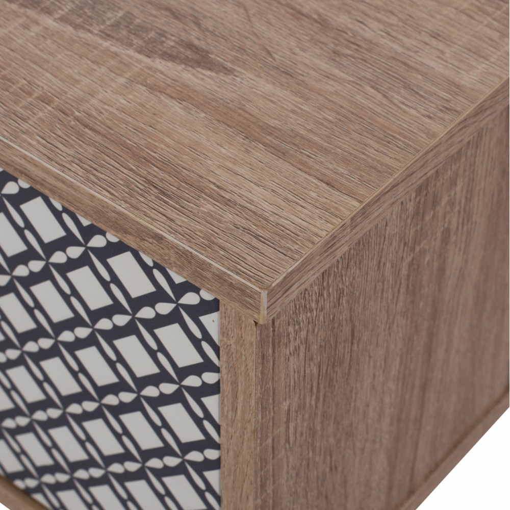 Έπιπλο τηλεόρασης "HATTIE" σε χρώμα σονόμα 150x40x40