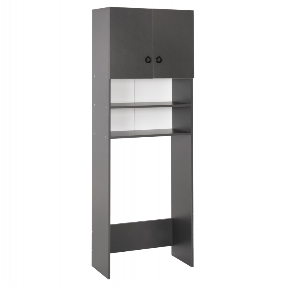 Έπιπλο πλυντηρίου "TERRY" σε γκρί χρώμα 64x29x181