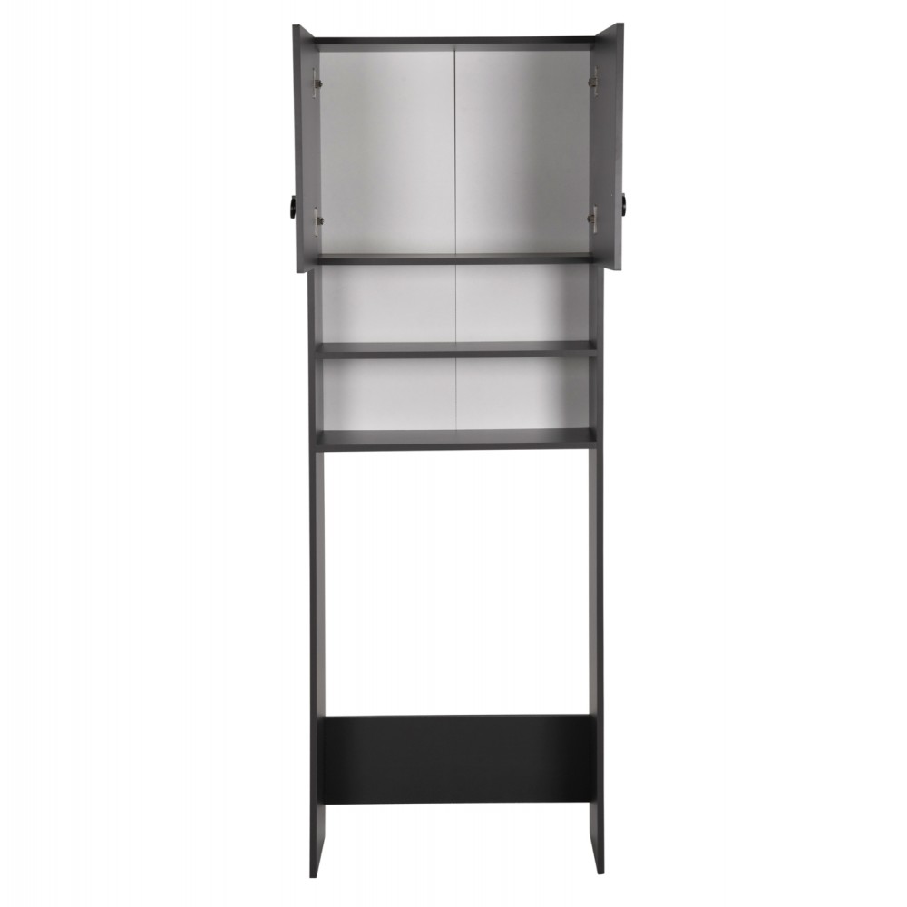 Έπιπλο πλυντηρίου "TERRY" σε γκρί χρώμα 64x29x181