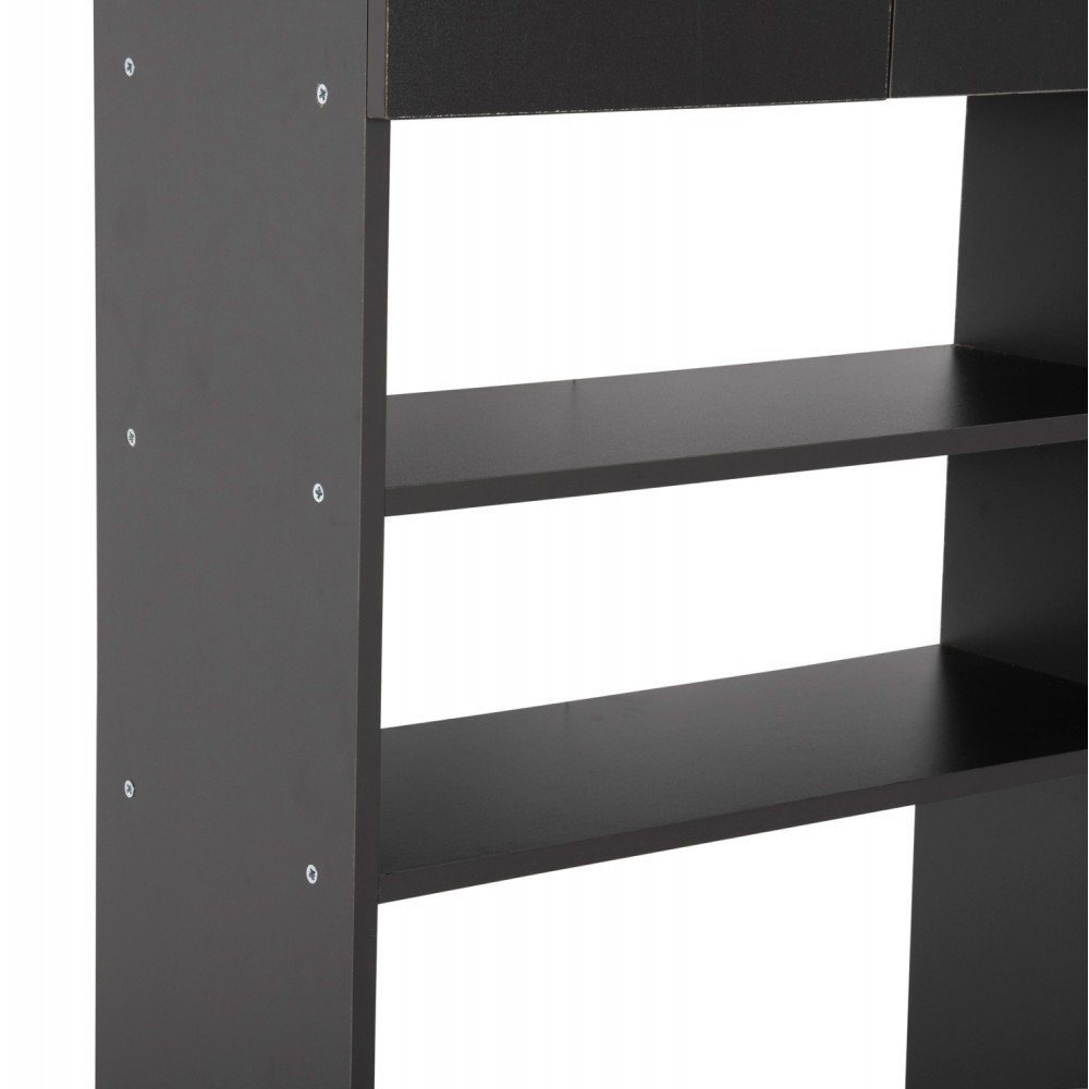 Έπιπλο πλυντηρίου "TERRY" σε γκρί χρώμα 64x29x181