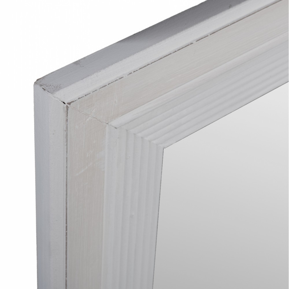 Καθρέπτης "KENNA" από mdf σε χρώμα λευκό 60Χ2Χ80