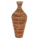 Διακοσμητικό βάζο από ψάθα σε χρώμα φυσικό Φ43x100