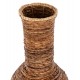 Διακοσμητικό βάζο από ψάθα σε χρώμα φυσικό Φ33x74