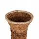 Διακοσμητικό βάζο από ψάθα σε χρώμα φυσικό Φ35x104